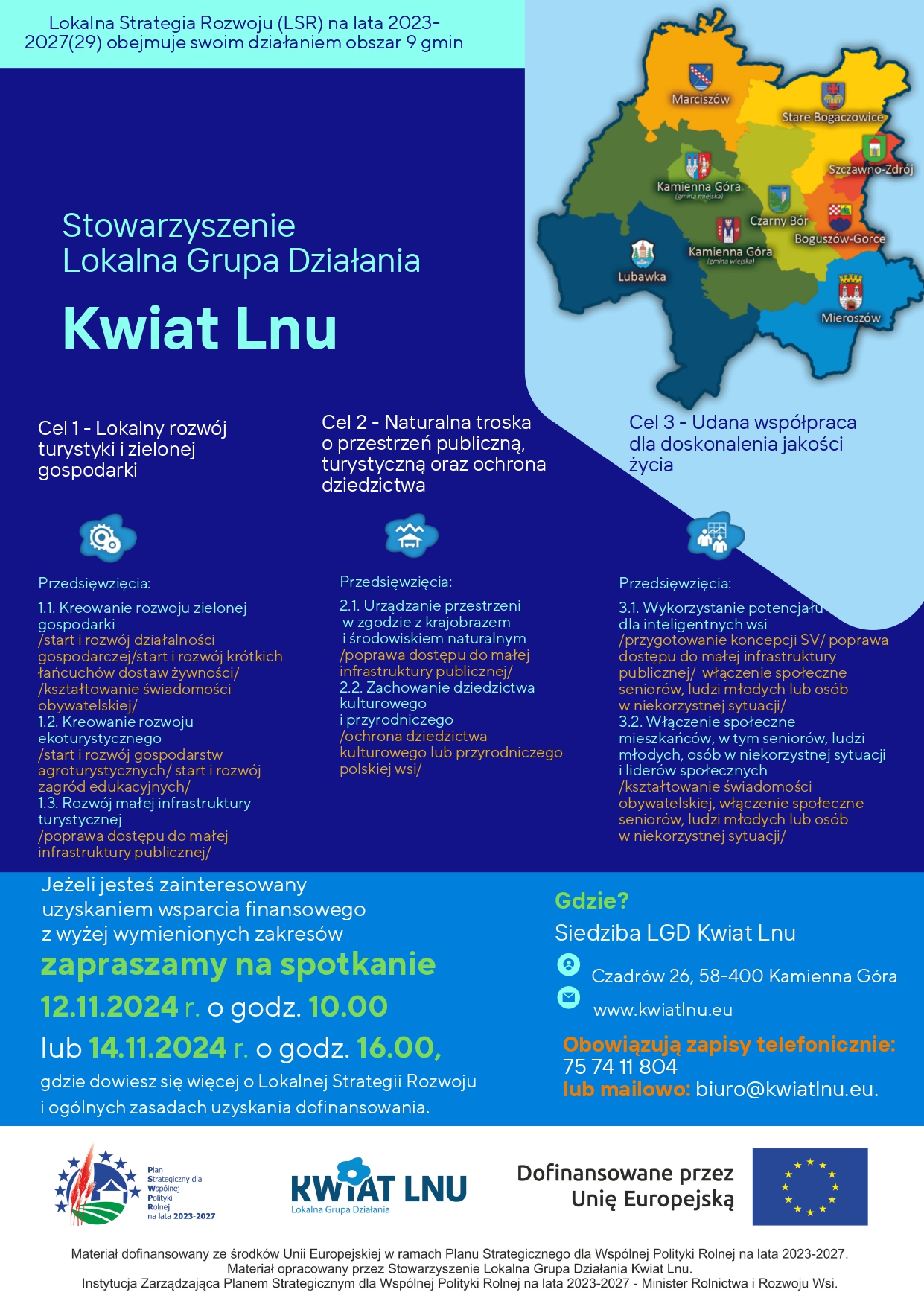 LGD Kwiat Lnu – informacja www